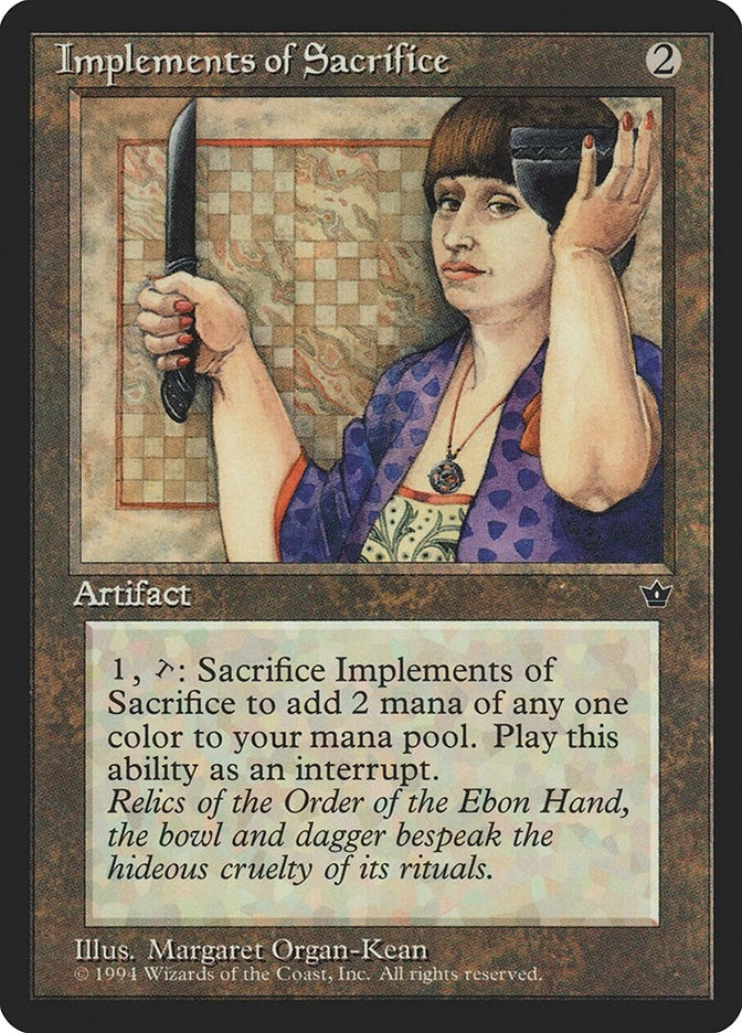 Image for Implements of Sacrifice [Fallen Empires] - Magic: The Gathering