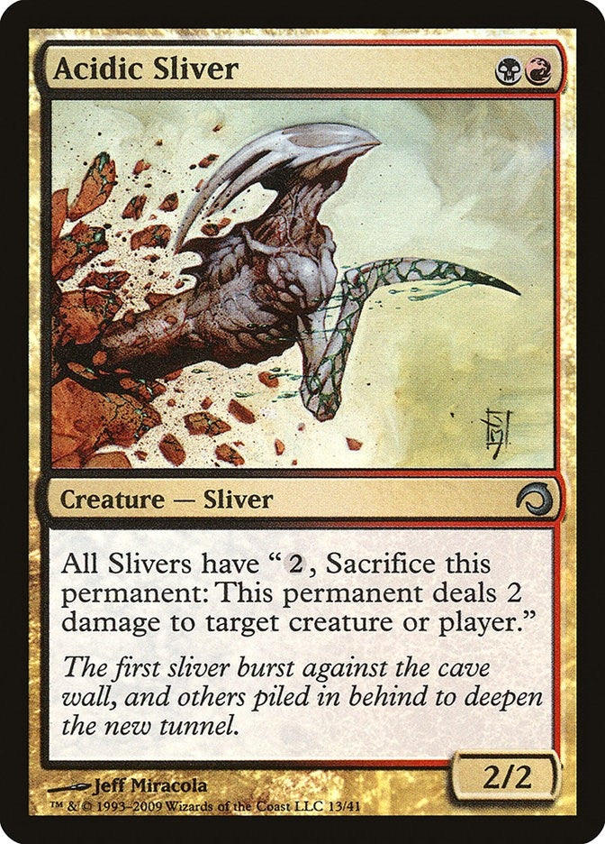 Image for Acidic Sliver (13) [Premium Deck Series: Slivers] - Magic: The Gathering