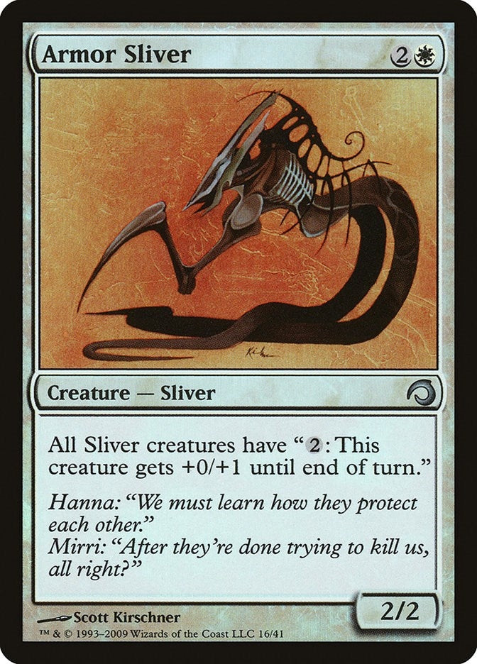 Image for Armor Sliver (16) [Premium Deck Series: Slivers] - Magic: The Gathering