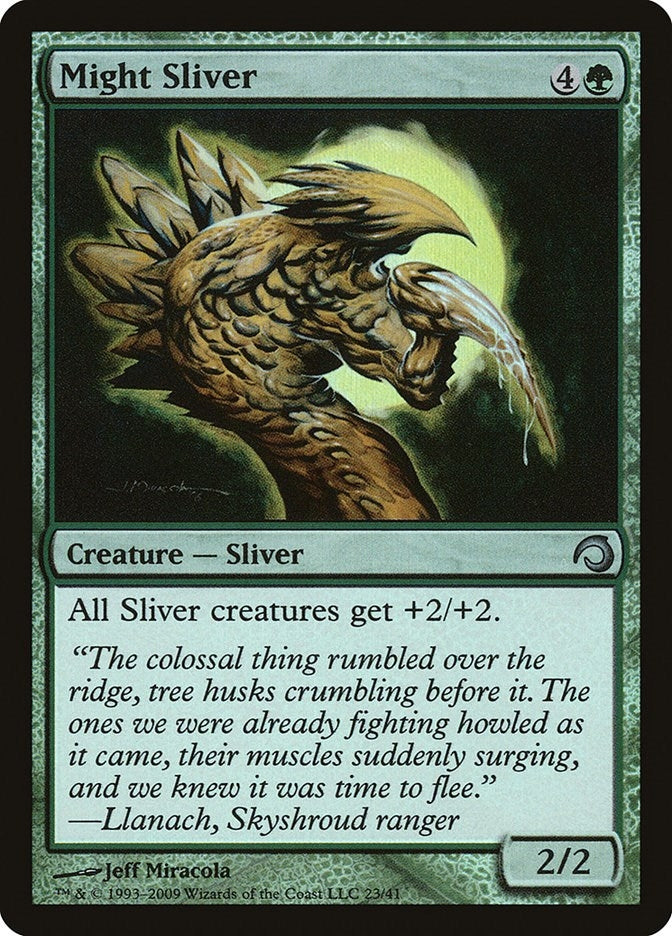 Image for Might Sliver (23) [Premium Deck Series: Slivers] - Magic: The Gathering