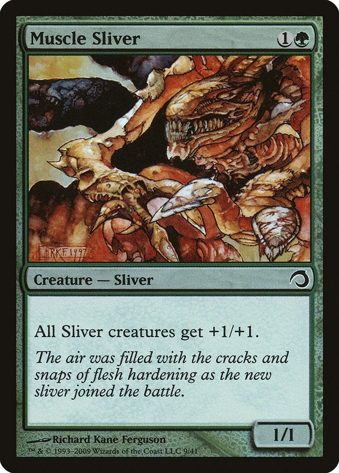 Image for Muscle Sliver (9) [Premium Deck Series: Slivers] - Magic: The Gathering