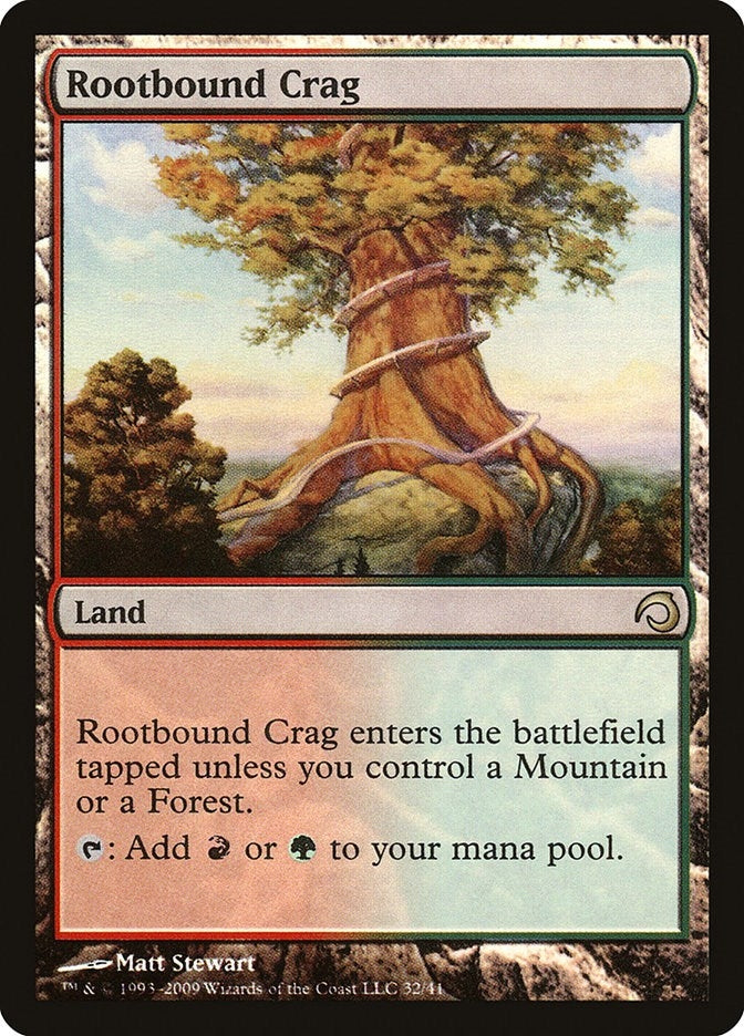 Image for Rootbound Crag (32) [Premium Deck Series: Slivers] - Magic: The Gathering