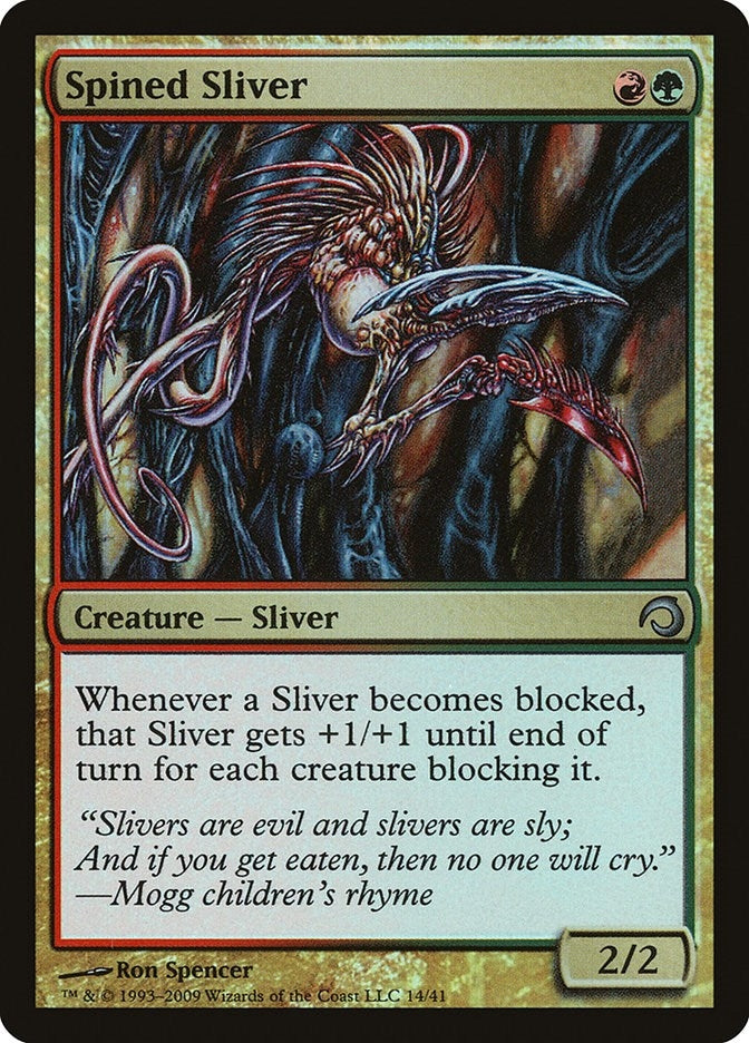 Image for Spined Sliver (14) [Premium Deck Series: Slivers] - Magic: The Gathering