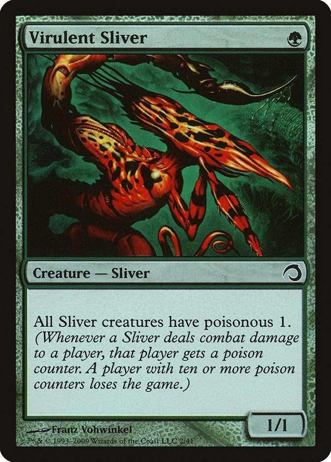Image for Virulent Sliver (2) [Premium Deck Series: Slivers] - Magic: The Gathering
