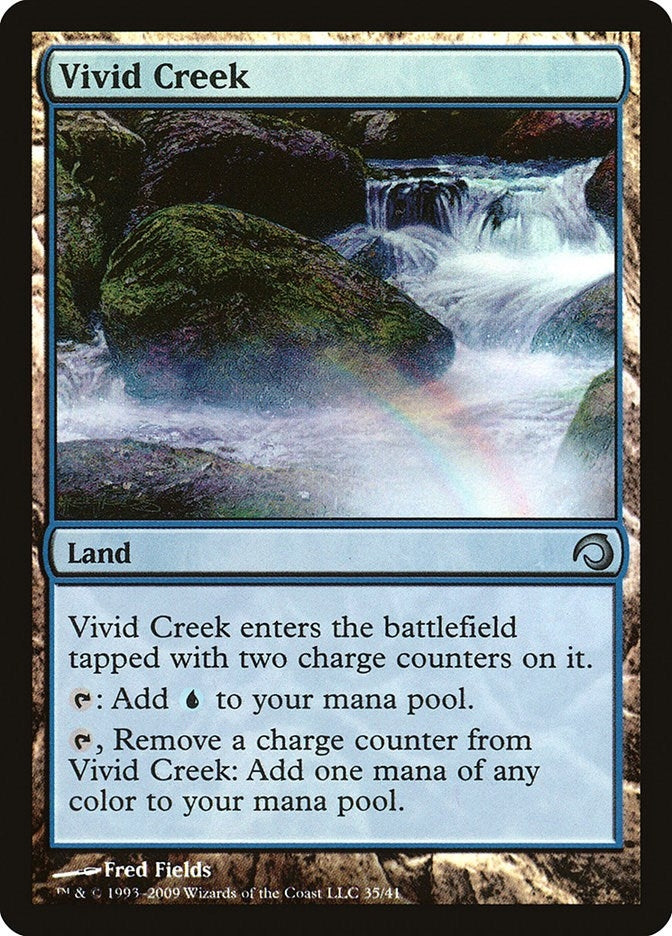 Image for Vivid Creek (35) [Premium Deck Series: Slivers] - Magic: The Gathering