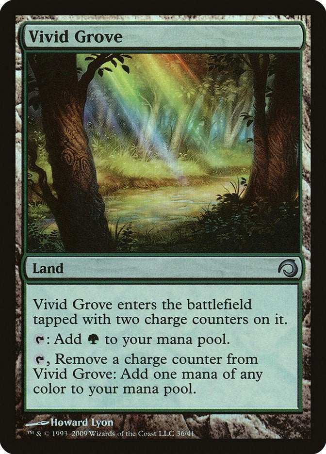 Image for Vivid Grove (36) [Premium Deck Series: Slivers] - Magic: The Gathering