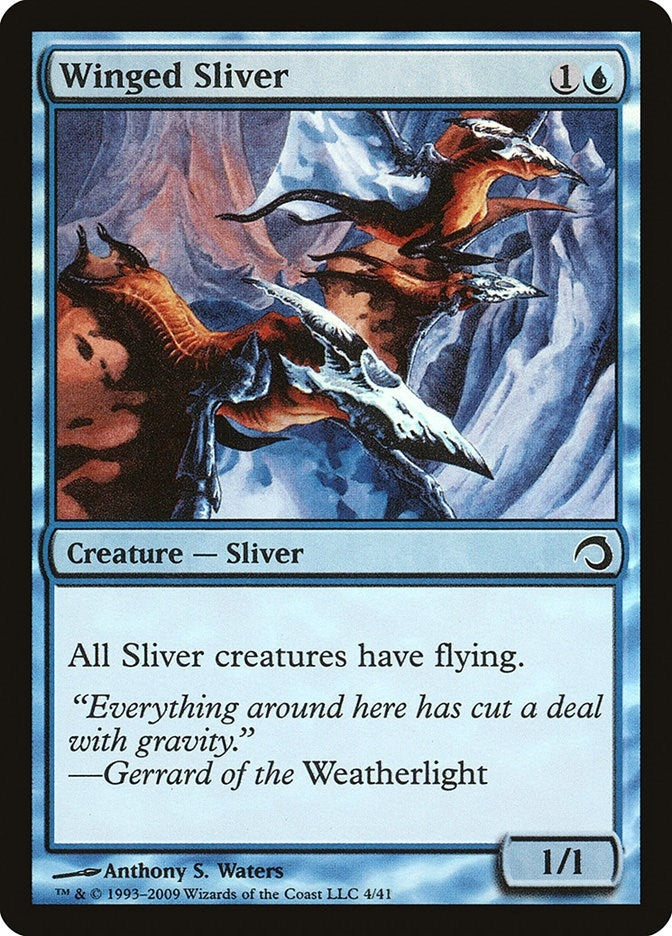 Image for Winged Sliver (4) [Premium Deck Series: Slivers] - Magic: The Gathering