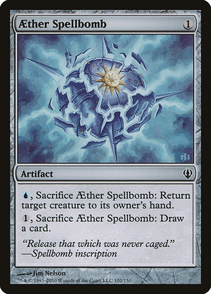 Image for Aether Spellbomb (102) [Archenemy] - Magic: The Gathering