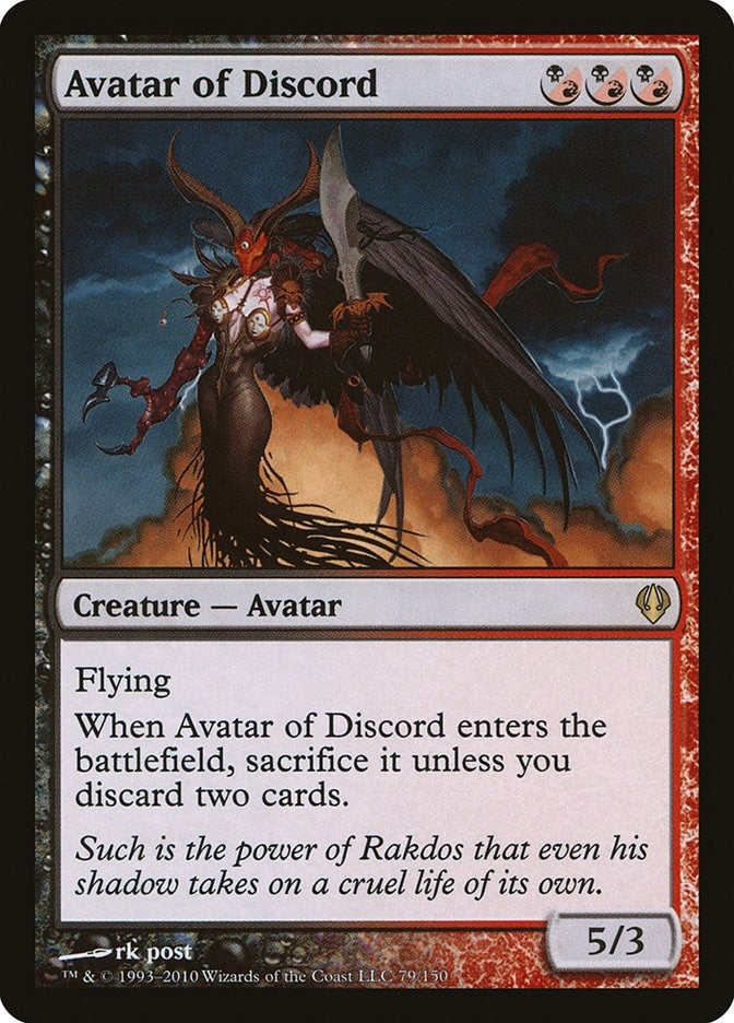 Image for Avatar of Discord (79) [Archenemy] - Magic: The Gathering