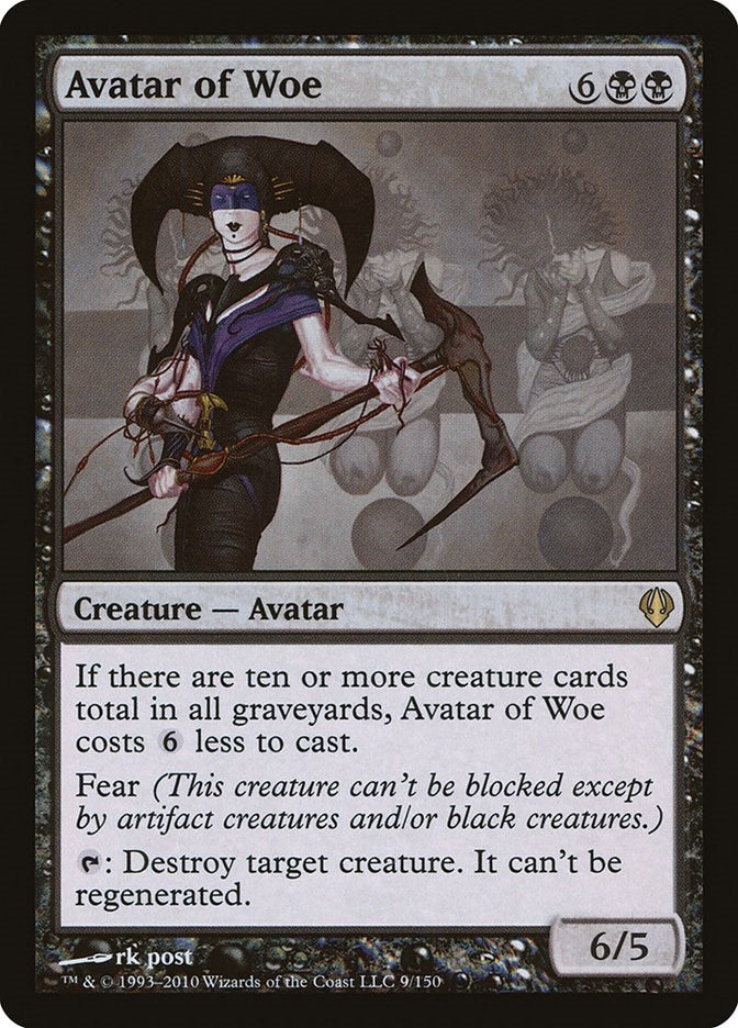 Image for Avatar of Woe (9) [Archenemy] - Magic: The Gathering