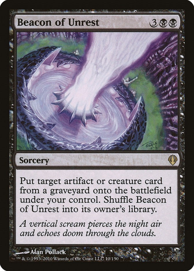 Image for Beacon of Unrest (10) [Archenemy] - Magic: The Gathering
