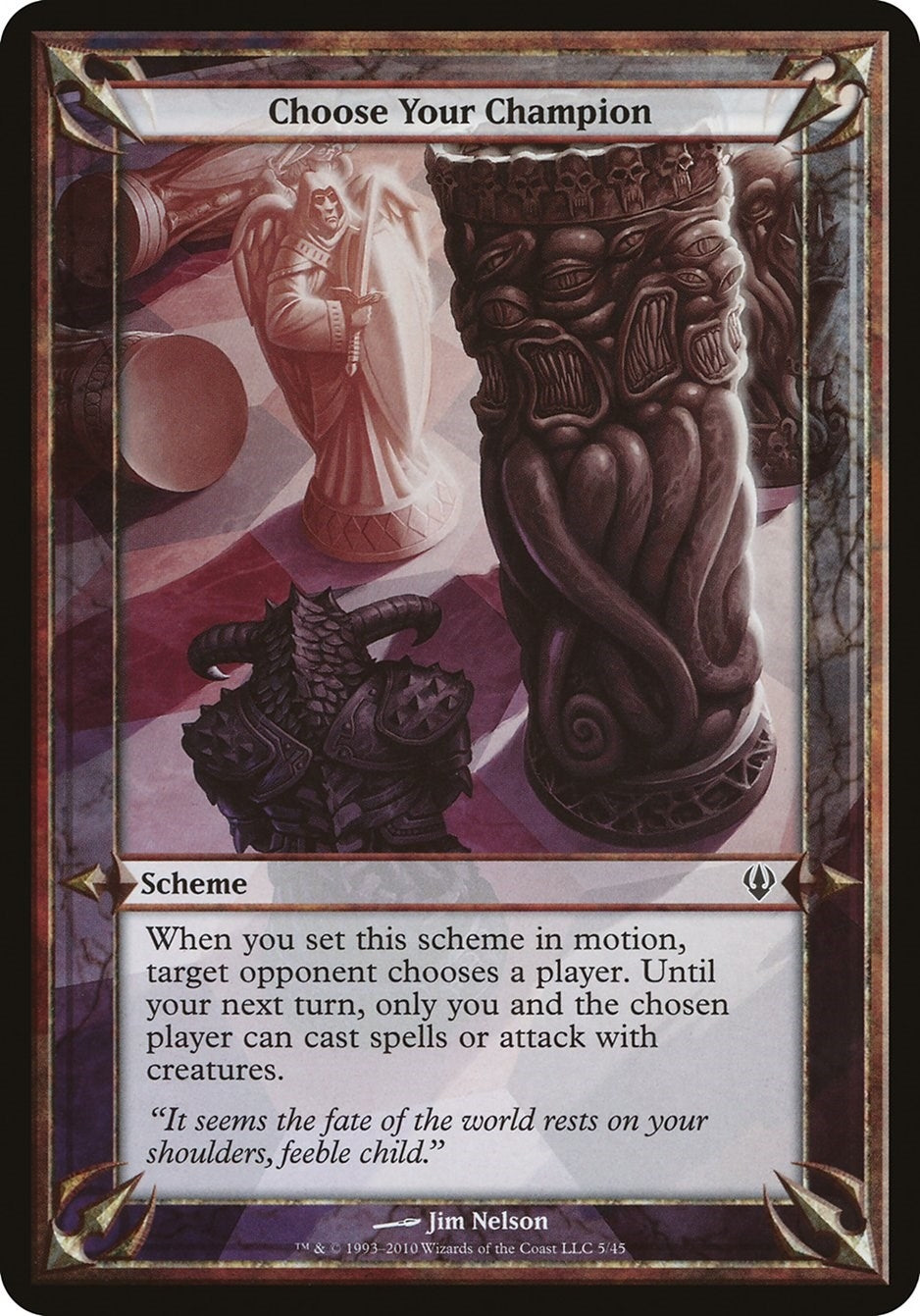 Image for Choose Your Champion (Archenemy) [Oversize Cards] - Magic: The Gathering