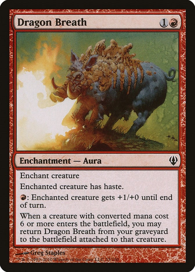 Image for Dragon Breath (33) [Archenemy] - Magic: The Gathering
