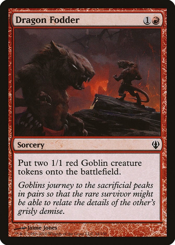 Image for Dragon Fodder (34) [Archenemy] - Magic: The Gathering
