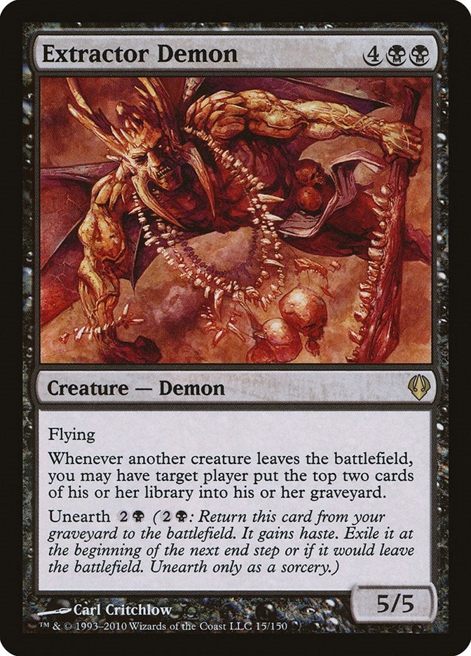 Image for Extractor Demon (15) [Archenemy] - Magic: The Gathering