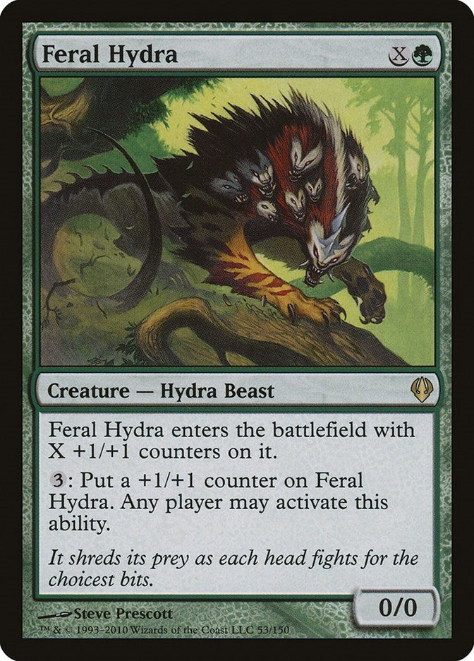 Image for Feral Hydra (53) [Archenemy] - Magic: The Gathering