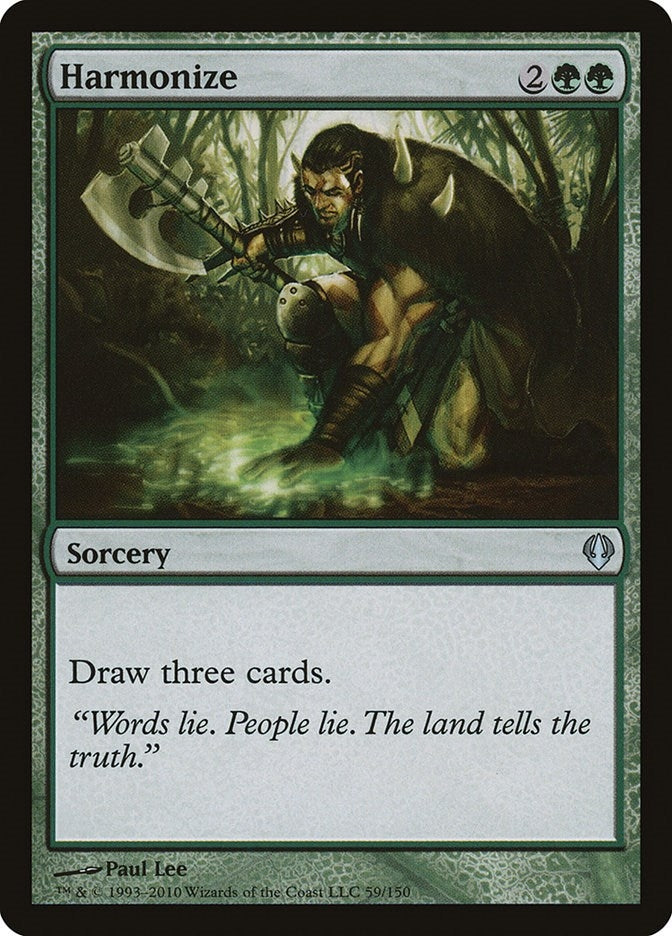 Image for Harmonize (59) [Archenemy] - Magic: The Gathering
