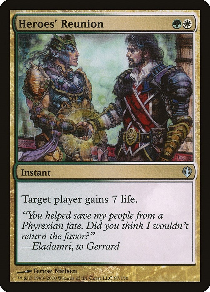 Image for Heroes' Reunion (87) [Archenemy] - Magic: The Gathering