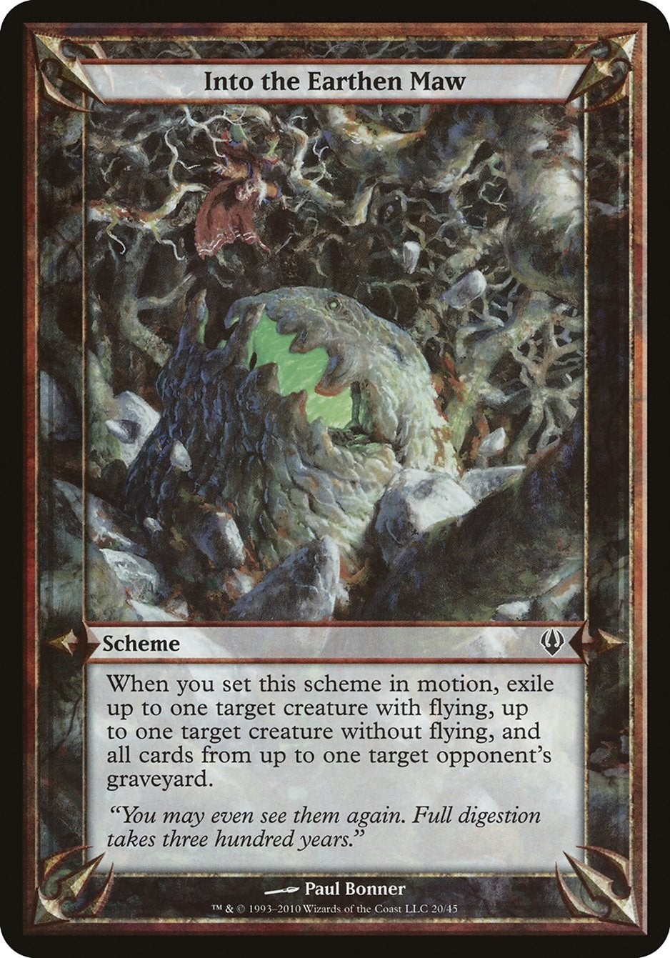 Image for Into the Earthen Maw (Archenemy) [Oversize Cards] - Magic: The Gathering