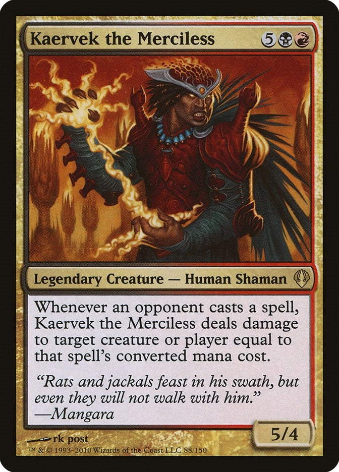 Image for Kaervek the Merciless (88) [Archenemy] - Magic: The Gathering