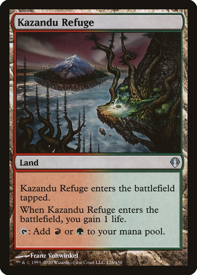 Image for Kazandu Refuge (126) [Archenemy] - Magic: The Gathering