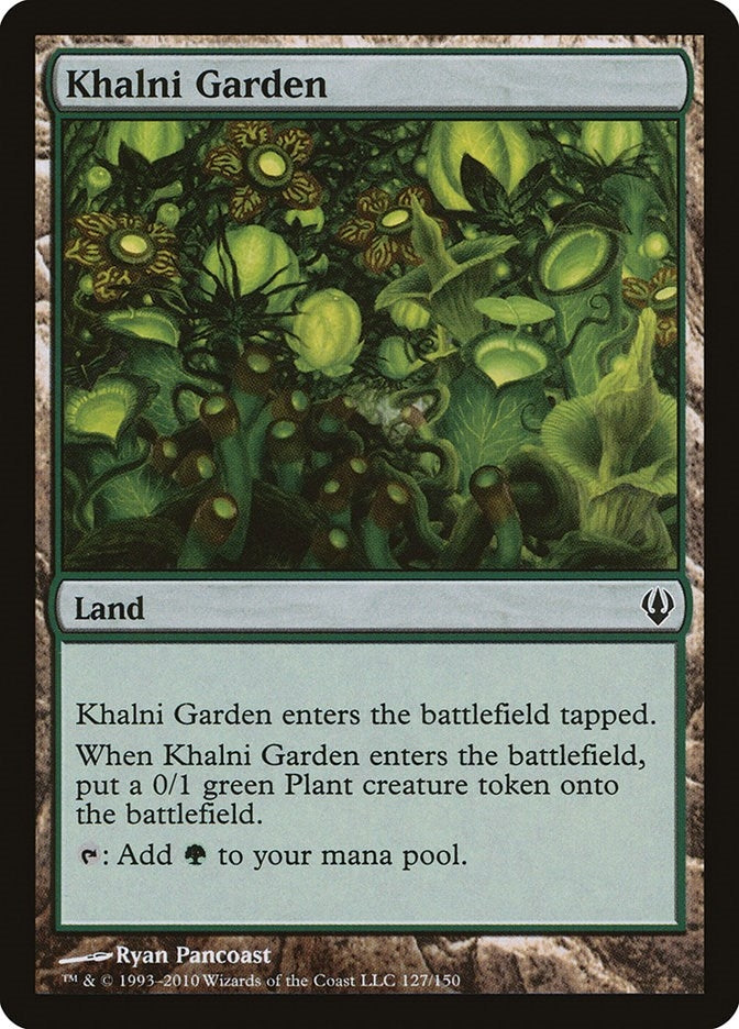 Image for Khalni Garden (127) [Archenemy] - Magic: The Gathering