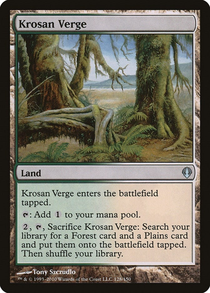 Image for Krosan Verge (128) [Archenemy] - Magic: The Gathering