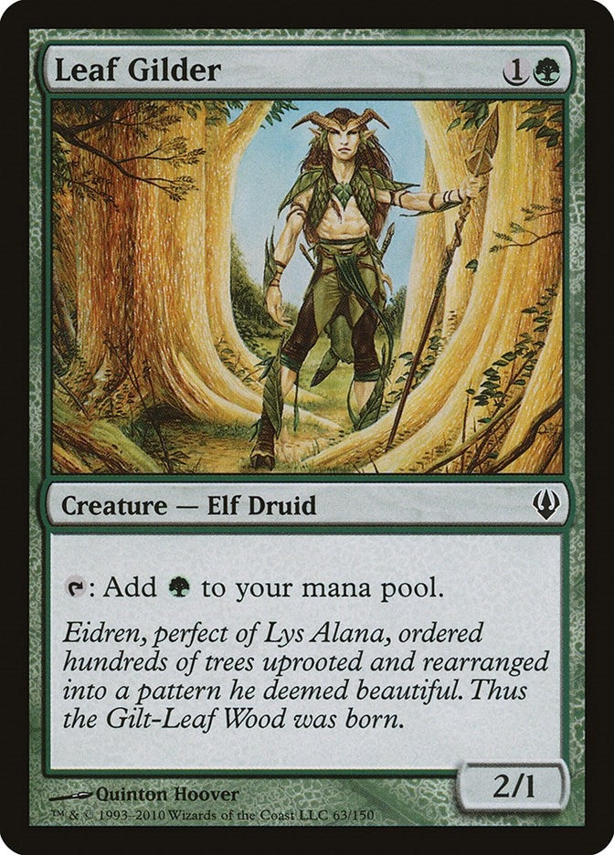 Image for Leaf Gilder (63) [Archenemy] - Magic: The Gathering