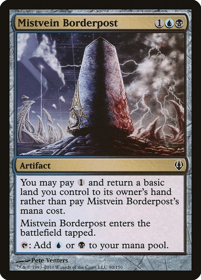Image for Mistvein Borderpost (90) [Archenemy] - Magic: The Gathering