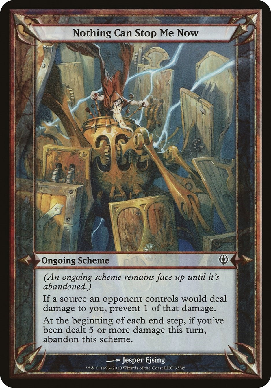 Image for Nothing Can Stop Me Now (Archenemy) [Oversize Cards] - Magic: The Gathering
