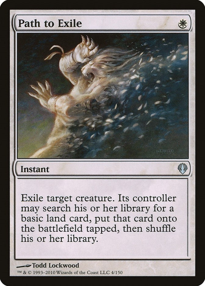 Image for Path to Exile (4) [Archenemy] - Magic: The Gathering