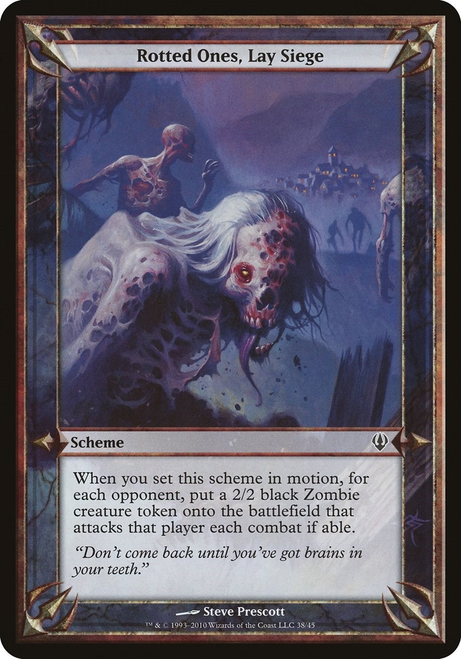Image for Rotted Ones, Lay Siege (Archenemy) [Oversize Cards] - Magic: The Gathering