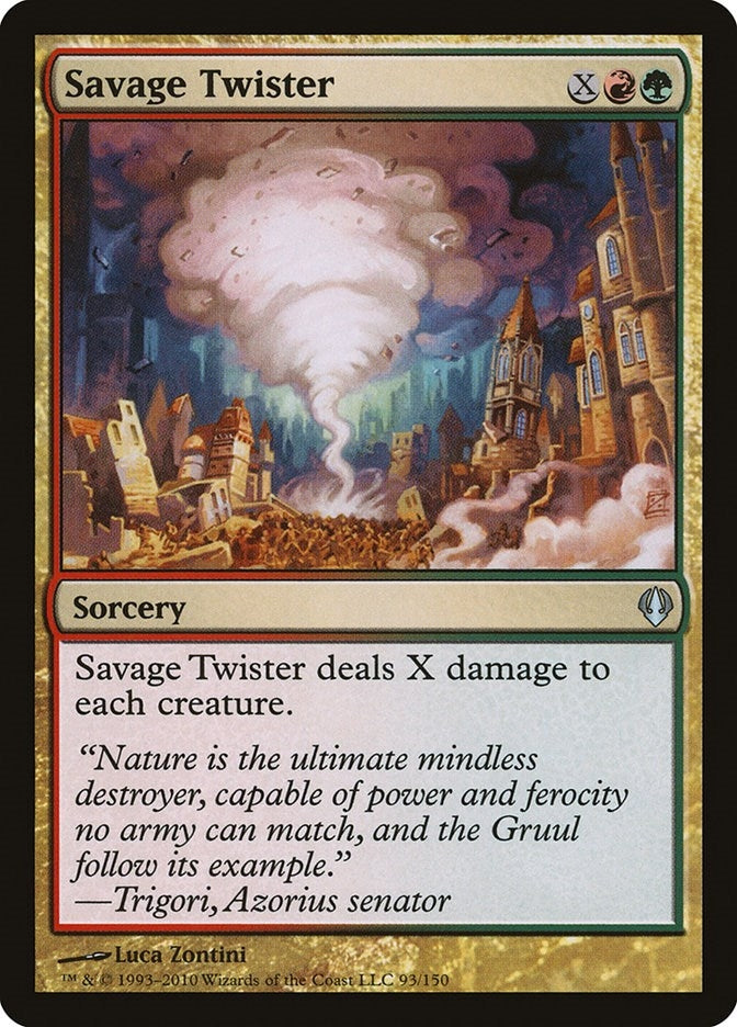 Image for Savage Twister (93) [Archenemy] - Magic: The Gathering