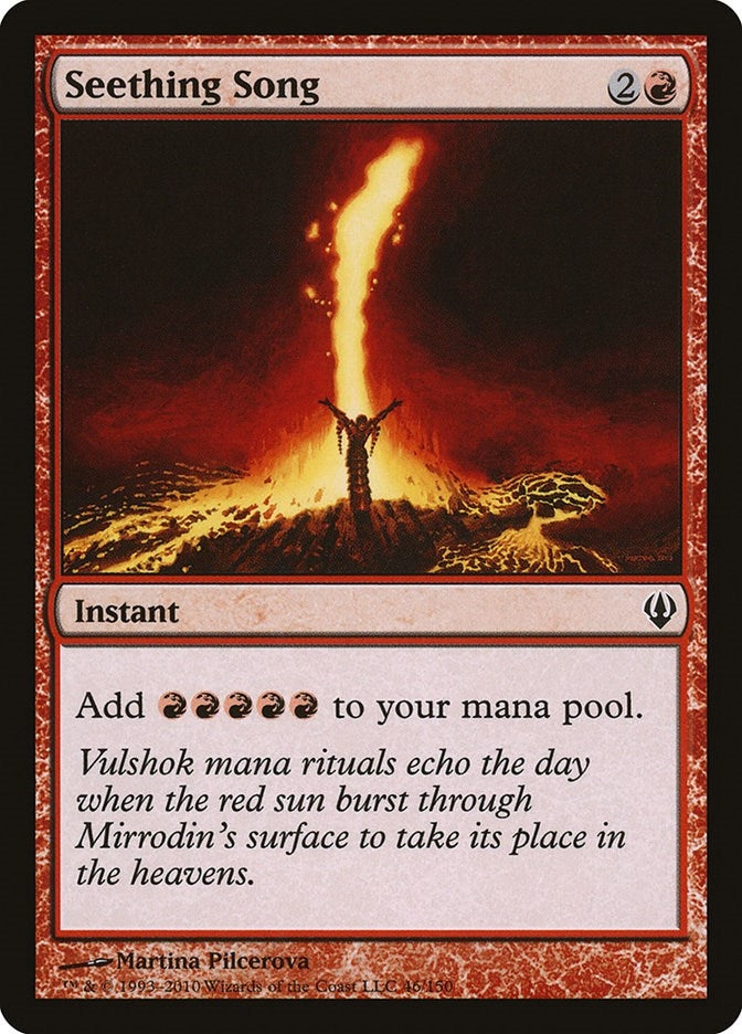 Image for Seething Song (46) [Archenemy] - Magic: The Gathering