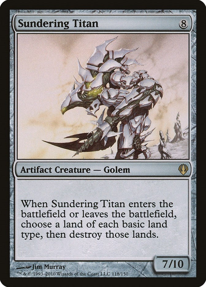 Image for Sundering Titan (118) [Archenemy] - Magic: The Gathering