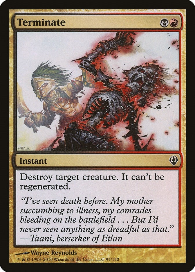 Image for Terminate (95) [Archenemy] - Magic: The Gathering