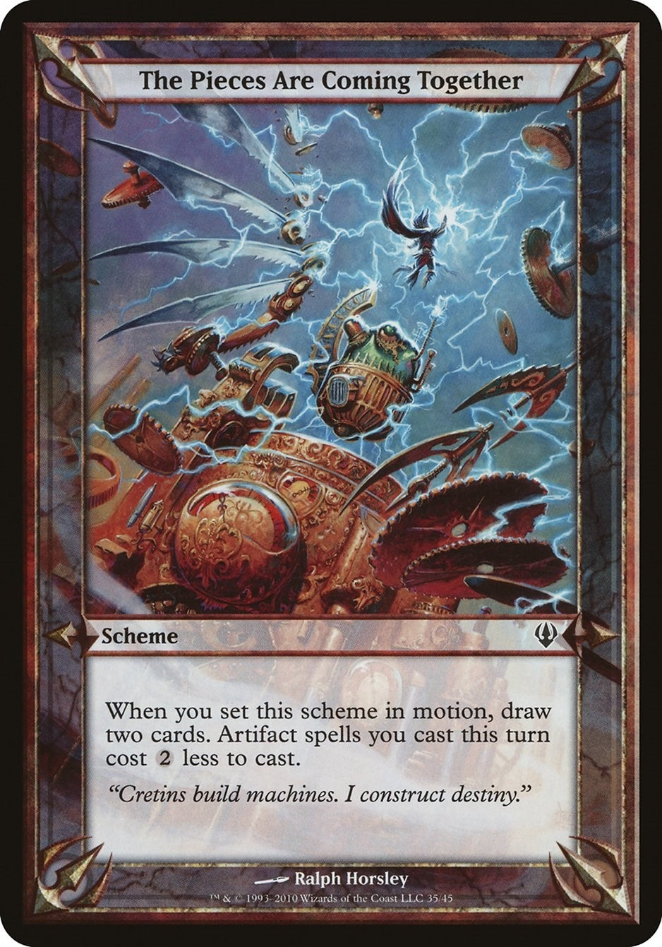 Image for The Pieces Are Coming Together (Archenemy) [Oversize Cards] - Magic: The Gathering