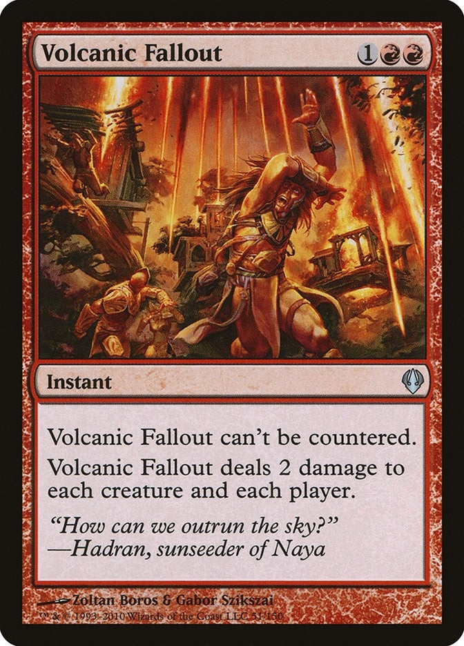 Image for Volcanic Fallout (51) [Archenemy] - Magic: The Gathering