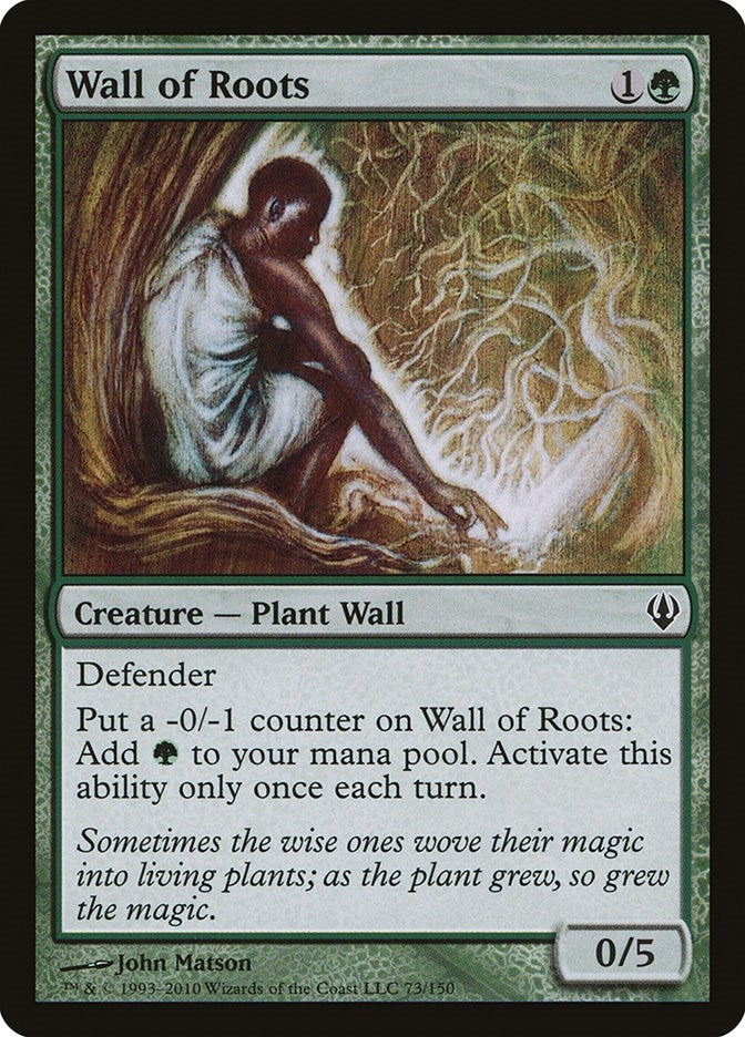 Image for Wall of Roots (73) [Archenemy] - Magic: The Gathering