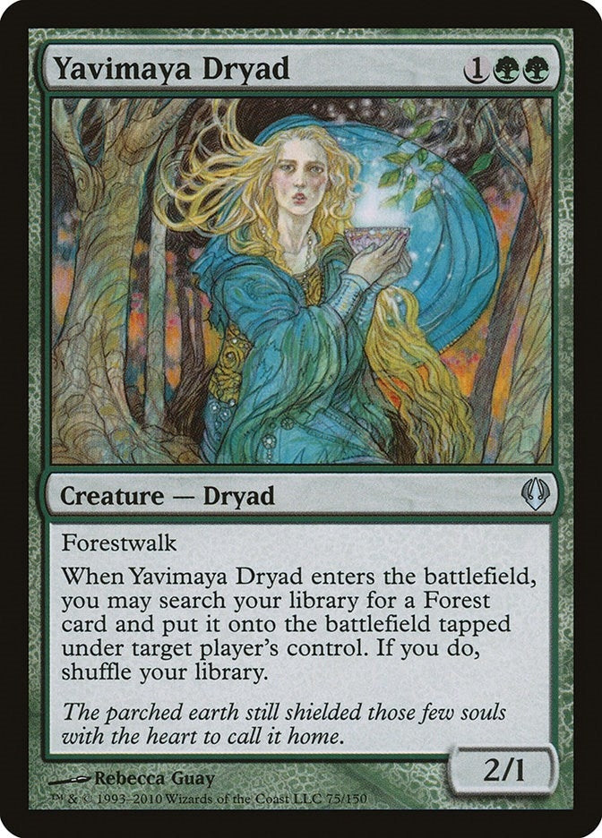 Image for Yavimaya Dryad (75) [Archenemy] - Magic: The Gathering
