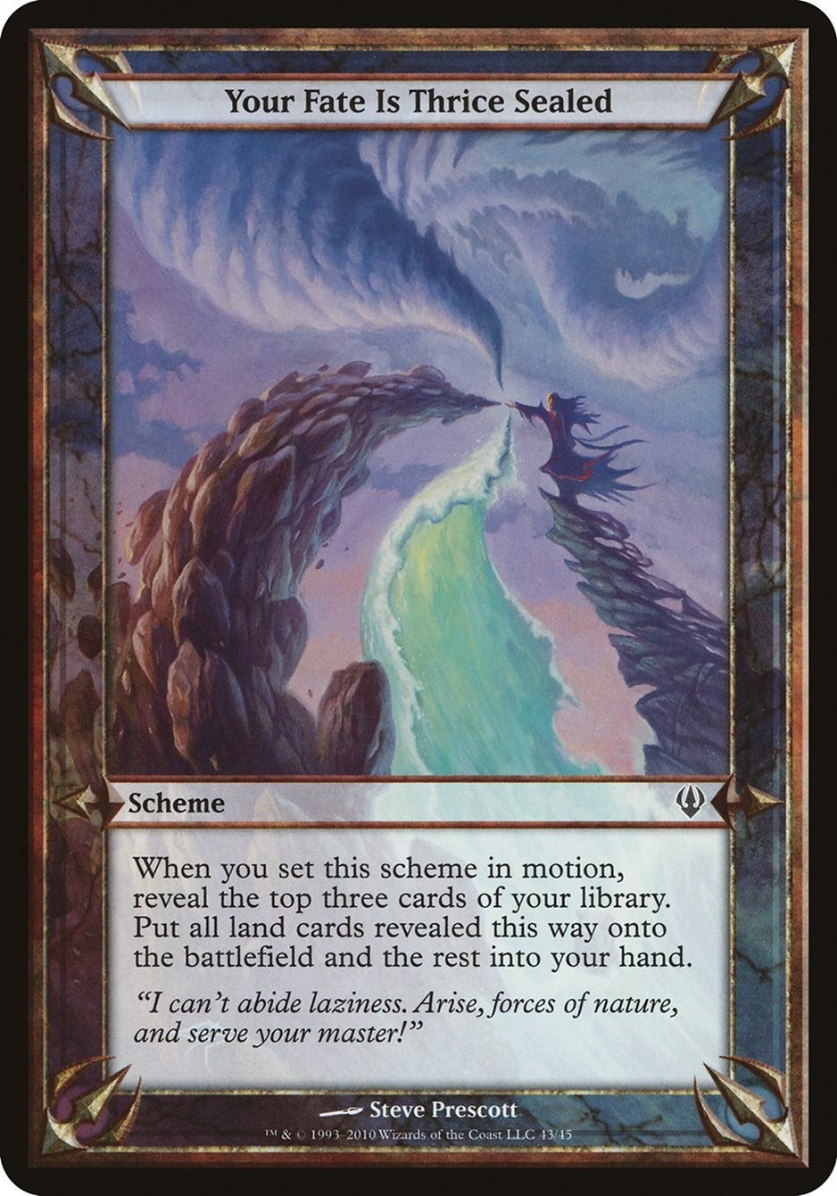 Image for Your Fate Is Thrice Sealed (Archenemy) [Oversize Cards] - Magic: The Gathering