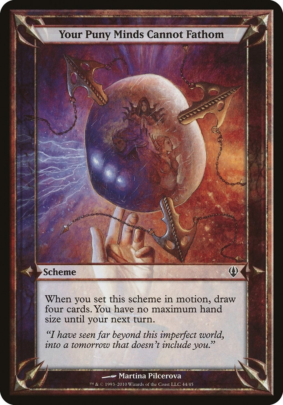 Image for Your Puny Minds Cannot Fathom (Archenemy) [Oversize Cards] - Magic: The Gathering