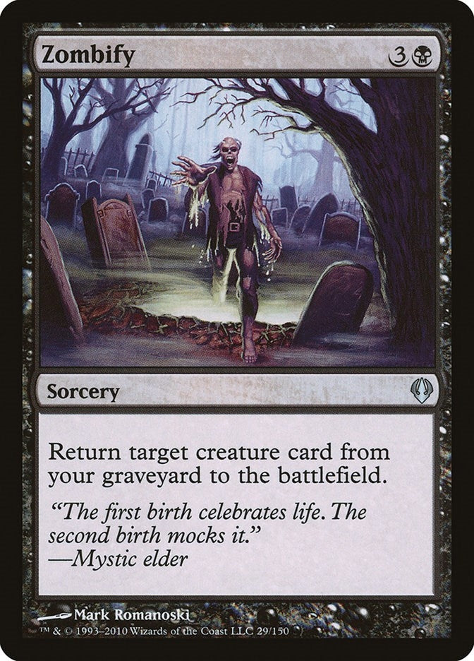 Image for Zombify (29) [Archenemy] - Magic: The Gathering
