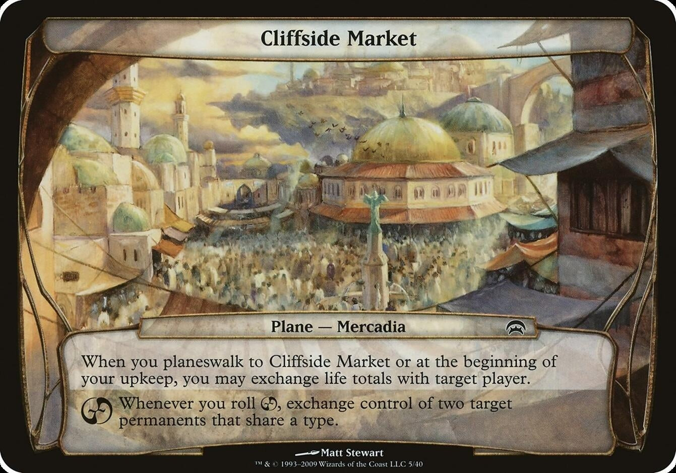 Image for Cliffside Market (Planechase) [Oversize Cards] - Magic: The Gathering