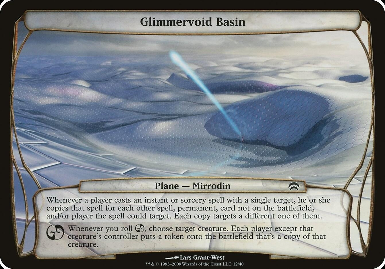 Image for Glimmervoid Basin (Planechase) [Oversize Cards] - Magic: The Gathering