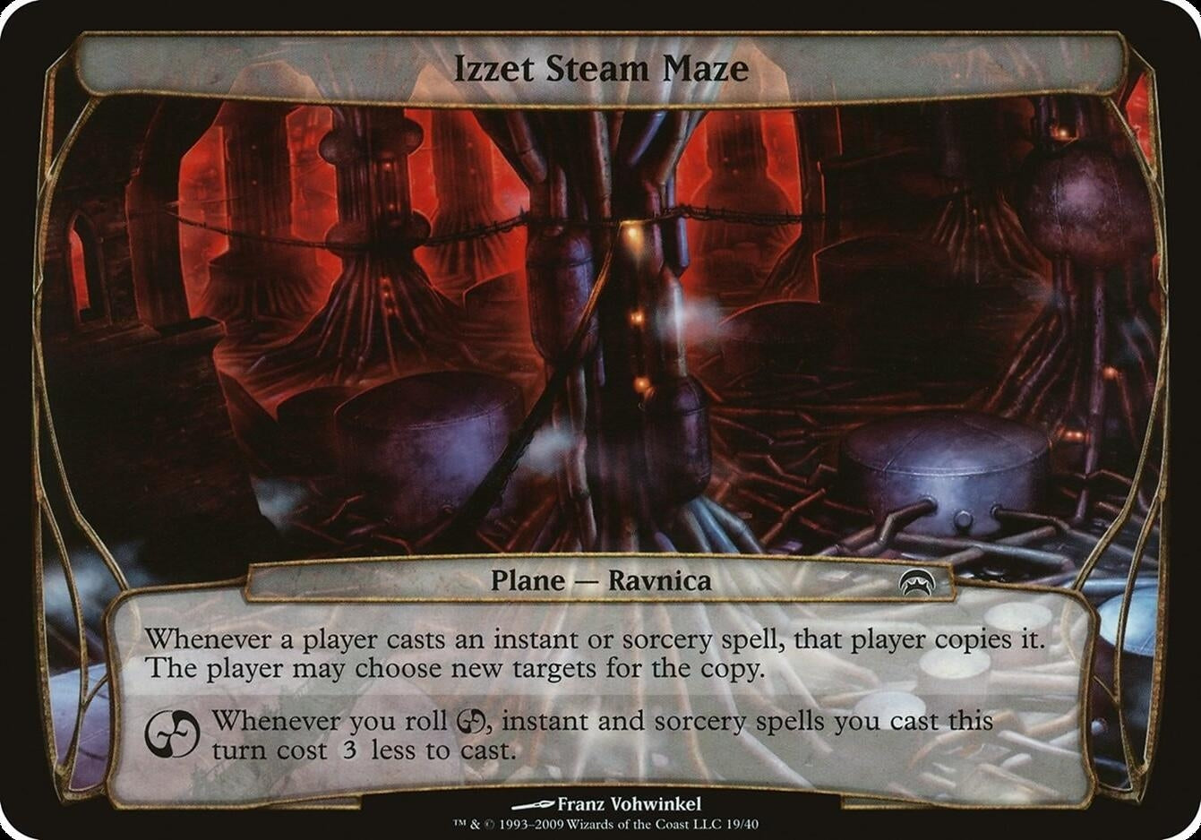 Image for Izzet Steam Maze (Planechase) [Oversize Cards] - Magic: The Gathering
