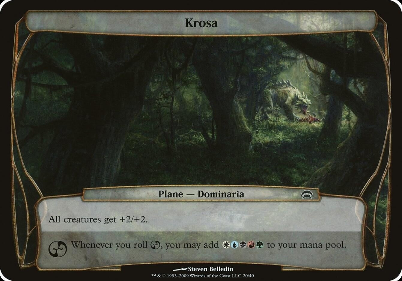 Image for Krosa (Planechase) [Oversize Cards] - Magic: The Gathering