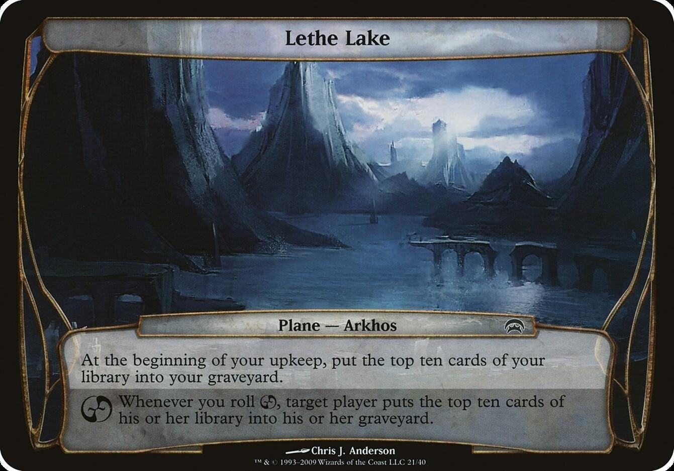 Image for Lethe Lake (Planechase) [Oversize Cards] - Magic: The Gathering