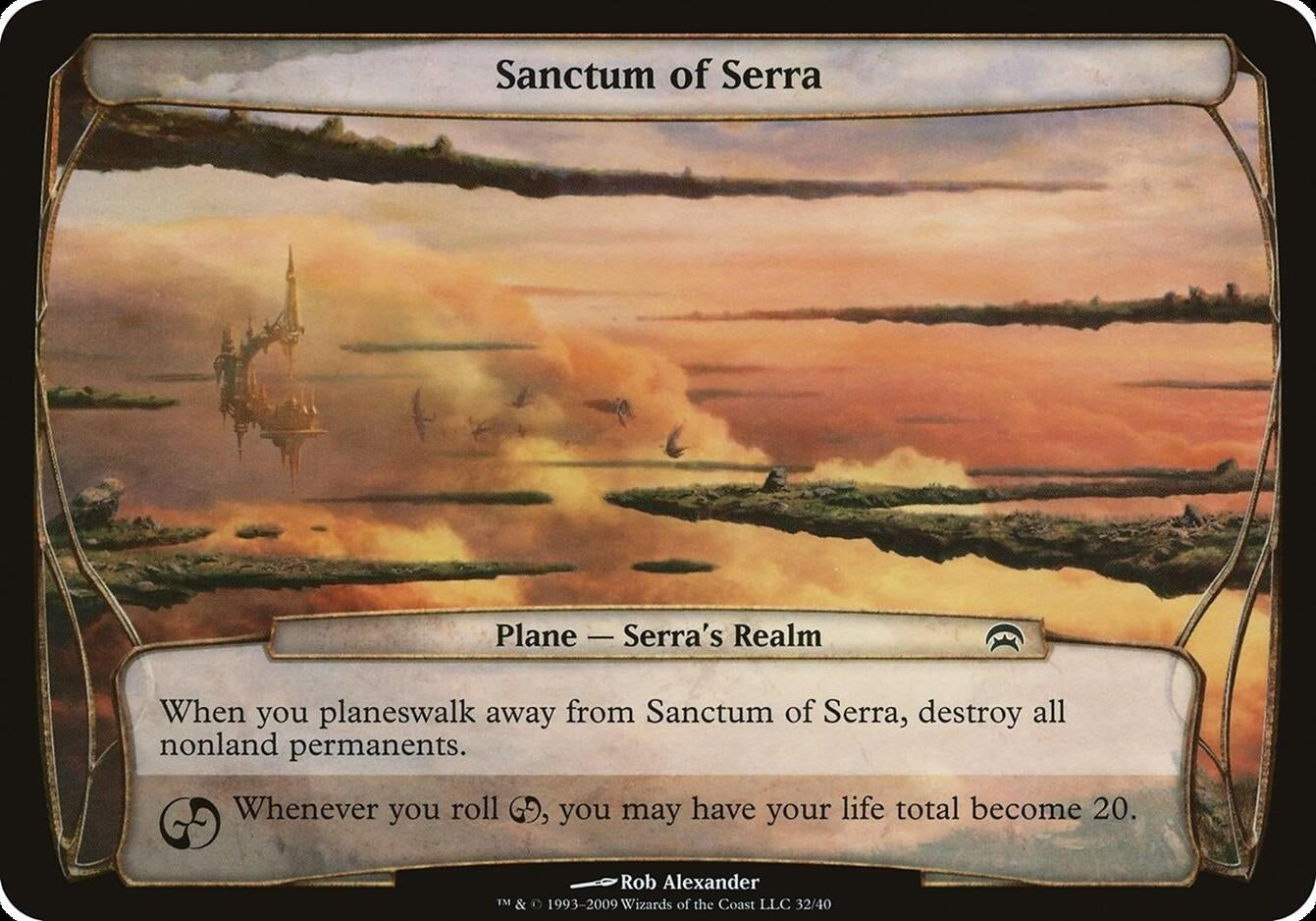 Image for Sanctum of Serra (Planechase) [Oversize Cards] - Magic: The Gathering