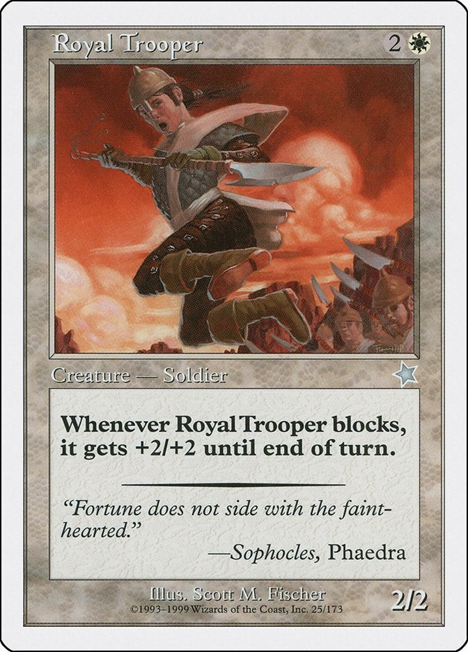 Image for Royal Trooper (25) [Starter 1999] - Magic: The Gathering